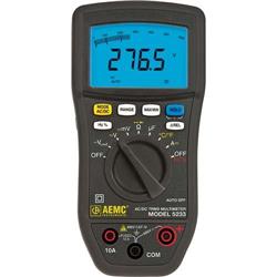 Digital Multimeter Model 5233 ( TRMS, 6000-cts, V, A, AC/DC, CAP, Ohm, T, NCV)的图片