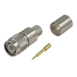 TNC压接式插头，用于RG8、低损耗400系列线缆的图片