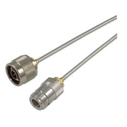 0.141in/0.358cm可成形线缆，N型公头/N型母头，6.0in/15.2cm的图片