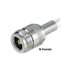 0.141in/0.358cm可成形线缆，N型公头/N型母头，6.0in/15.2cm的图片