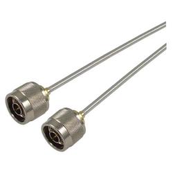 0.141in/0.358cm可成形线缆，N型公头/N型公头，36.0in/91.4cm的图片