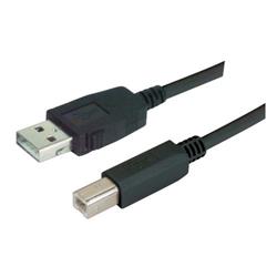 LSZH USB自锁A型 - 标准B型线缆，0.5 m的图片