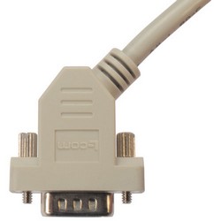 优良型模制D-Sub线缆，DB9公头/45度左出线公头，25英尺（7.6米）的图片