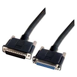 塑料铠装DB25线缆，公头/母头，2.5英尺（0.8米）的图片