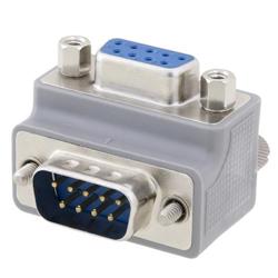 Premium DB9 right angle male to female Adapter female stand-off version的图片