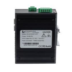 10端口工业以太网DIN导轨交换机，8个千兆RJ45 10/100 / 1000TX PoE 802.3at 30W /端口120W总预设功率，2个SFP 1000FX的图片