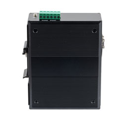 10端口工业以太网DIN导轨交换机，8个千兆RJ45 10/100 / 1000TX PoE 802.3at 30W /端口120W总预设功率，2个SFP 1000FX的图片