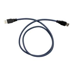 高柔性拖链级USB2.0线缆组件，A型公头-A型公头， 26/20AWG，耐热柔软性PVC外皮，1米的图片