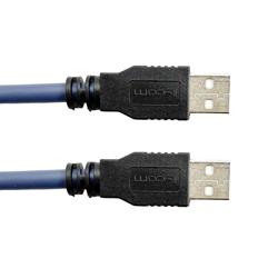 高柔性拖链级USB2.0线缆组件，A型公头-A型公头， 26/20AWG，耐热柔软性PVC外皮，3米的图片