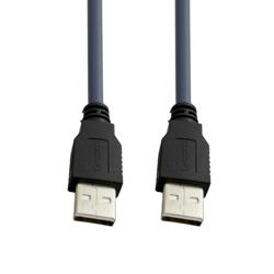 高柔性拖链级USB2.0线缆组件，A型公头-A型公头， 26/20AWG，耐热柔软性PVC外皮，3米的图片