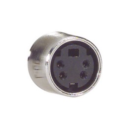 Mini DIN 4连接器，母头，用于的图片