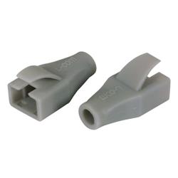 鲨鱼鳍型低烟无卤Snagless护套，5毫米，深灰，50件/袋的图片