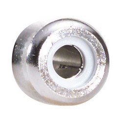 1.75×19英寸（4.4×48.3厘米）配线架，黑，16个RCA耦合器的图片