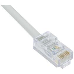 6类阻燃级跳线，RJ45/RJ45，白，7英尺（2.1米）的图片