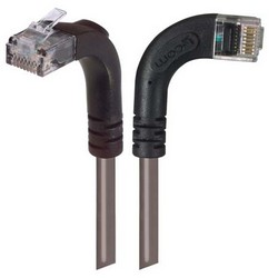 超5类直角型跳线，直角右出线/直角上出线，灰，15英尺（4.6米）的图片