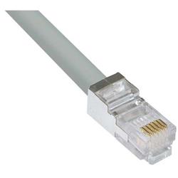 5类屏蔽USOC-4跳线，RJ11水晶头/RJ11，1英尺（0.3米）的图片