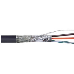 USB 2.0兼容散装线缆，低烟无卤护套，100英尺（30.5米）卷轴，28AWG/28AWG的图片