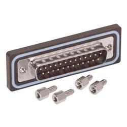 防水型面板安装焊杯式D-Sub连接器，DB25公头的图片