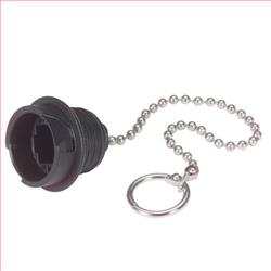 IP67插座防尘帽，用于公插头套件，带系链的图片