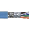 显示超5类SF/UTP线缆,铝箔编织双屏蔽,低烟无卤护套,4对26AWG多股导线,蓝,1000英尺(305米)的详情 超5类SF/UTP线缆,铝箔编织双屏蔽,低烟无卤护套,4对26AWG多股导线,蓝,1000英尺(305米)的图片