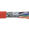显示超5类SF/UTP线缆,铝箔编织双屏蔽,低烟无卤护套,4对26AWG多股导线,红,1000英尺(305米)的详情 超5类SF/UTP线缆,铝箔编织双屏蔽,低烟无卤护套,4对26AWG多股导线,红,1000英尺(305米)的图片